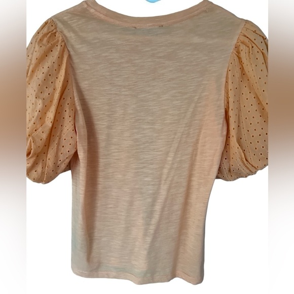 Sanctuary Orange Cloud Control Puff Short Sleeve T shirt - Picture 2 of 7